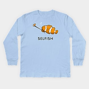 Sel-Fish Kids Long Sleeve T-Shirt